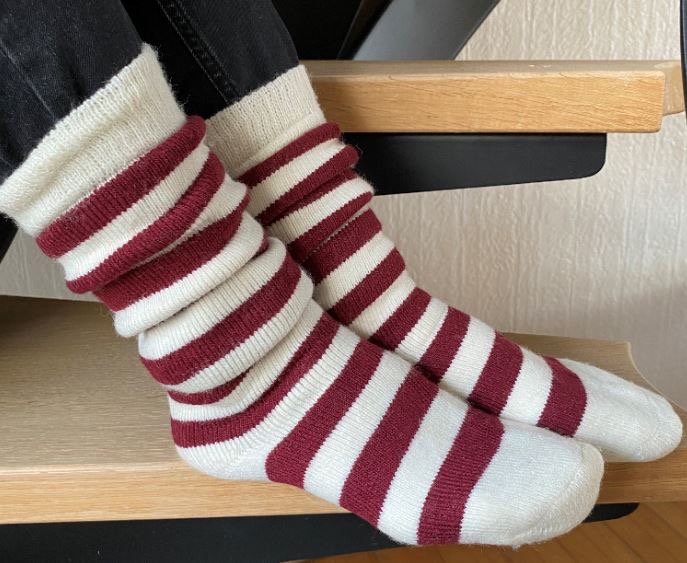 Dámske ponožky z 50% vlny Hyggesokker