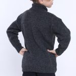 Detský sveter NORWOOL zo 100% vlny - tmavý